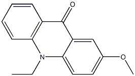 9(10H)-Acridinone, 10-ethyl-2-methoxy- Structure