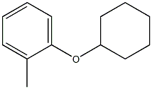 Benzene, 1-(cyclohexyloxy)-2-methyl- Structure