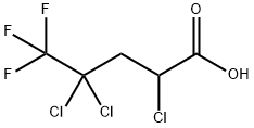 Pentanoic acid, 2,4,4-trichloro-5,5,5-trifluoro- Structure