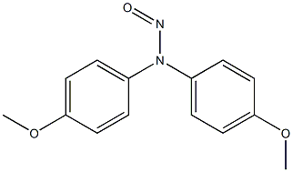 Benzenamine,4-methoxy-N-(4-methoxyphenyl)-N-nitroso- Structure