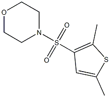 4-(2,5-dimethylthiophen-3-yl)sulfonylmorpholine Structure