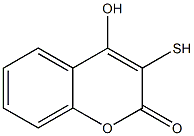 2H-1-Benzopyran-2-one,4-hydroxy-3-mercapto- 구조식 이미지