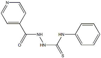 1-phenyl-3-(pyridine-4-carbonylamino)thiourea Structure