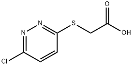 2-[(6-chloropyridazin-3-yl)sulfanyl]acetic acid 구조식 이미지
