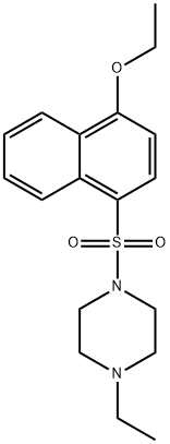 1-(4-ethoxynaphthalen-1-yl)sulfonyl-4-ethylpiperazine 구조식 이미지