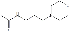 N-(3-morpholin-4-ylpropyl)acetamide Structure