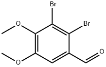 2,3-Dibromo-4,5-dimethoxy-benzaldehyde 구조식 이미지