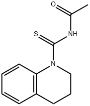 N-(3,4-dihydro-1(2H)-quinolinylcarbonothioyl)acetamide Structure