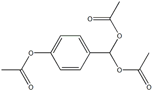 Methanediol,1-[4-(acetyloxy)phenyl]-, 1,1-diacetate 구조식 이미지
