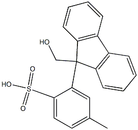 (9H-fluoren-9-yl)methyl 4-methylbenzene-1-sulfonate 구조식 이미지