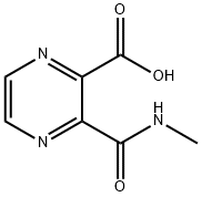 3-(methylcarbamoyl)pyrazine-2-carboxylic acid Structure