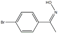 1-(4-bromophenyl)ethanone oxime Structure