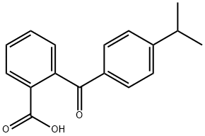 2-(4-propan-2-ylbenzoyl)benzoic acid Structure