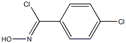 4-CHLORO-N-HYDROXYBENZIMIDOYL CHLORIDE 구조식 이미지