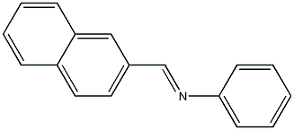 N-(2-naphthylmethylene)aniline 구조식 이미지