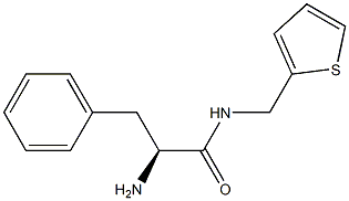 (S)-2-amino-3-phenyl-N-(thiophen-2-ylmethyl)propanamide 구조식 이미지