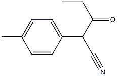 3-oxo-2-(p-tolyl)pentanenitrile 구조식 이미지
