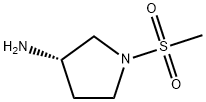 (3S)-1-METHANESULFONYLPYRROLIDIN-3-AMINE 구조식 이미지