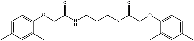 N,N'-1,3-propanediylbis[2-(2,4-dimethylphenoxy)acetamide] Structure