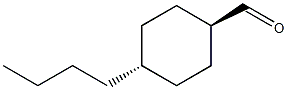 Cyclohexanecarboxaldehyde, 4-butyl-, trans- Structure