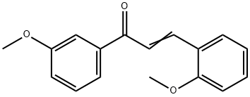 (2E)-3-(2-methoxyphenyl)-1-(3-methoxyphenyl)prop-2-en-1-one 구조식 이미지