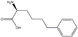 (S)-2-Amino-6-phenylhexanoic acid Structure