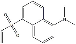 1-Naphthalenamine, 5-(ethenylsulfonyl)-N,N-dimethyl- 구조식 이미지