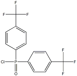 Phosphinic chloride, bis[4-(trifluoromethyl)phenyl]- Structure