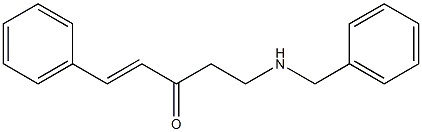 1-Penten-3-one, 1-phenyl-5-[(phenylmethyl)amino]-, (1E)- Structure