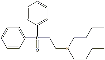 1-Butanamine, N-butyl-N-[2-(diphenylphosphinyl)ethyl]- Structure