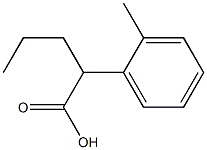 2-Methyl-a-propyl-benzeneacetic acid 구조식 이미지