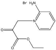 Pyridinium, 2-amino-1-(3-ethoxy-2,3-dioxopropyl)-, bromide 구조식 이미지