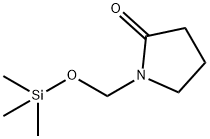 2-Pyrrolidinone, 1-[[(trimethylsilyl)oxy]methyl]- Structure