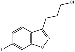 1-Chloro-3-(6-fluoro-benzo[d]isoxazol-3-yl)-propane Structure
