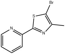 5-bromo-4-methyl-2-(pyridin-2-yl)thiazole Structure