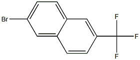 2-bromo-6-(trifluoromethyl)naphthalene Structure