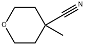 4-METHYLTETRAHYDRO-2H-PYRAN-4-CARBONITRILE Structure