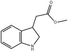 methyl 2-(2,3-dihydro-1H-indol-3-yl)acetate 구조식 이미지