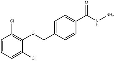 4-[(2,6-dichlorophenoxy)methyl]benzohydrazide 구조식 이미지