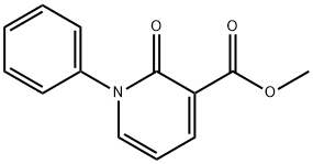 methyl 2-oxo-1-phenyl-1,2-dihydropyridine-3-carboxylate Structure