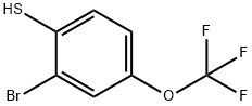 2-Bromo-4-trifluoromethoxybenzenethiol Structure