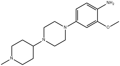 2-methoxy-4-(4-(1-methylpiperidin-4-yl)piperazin-1-yl)aniline Structure