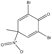 2,5-Cyclohexadien-1-one, 2,6-dibromo-4-methyl-4-nitro- 구조식 이미지