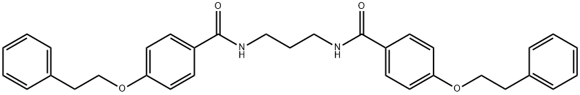 N,N'-1,3-propanediylbis[4-(2-phenylethoxy)benzamide] Structure