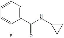 N-cyclopropyl-2-fluorobenzamide Structure