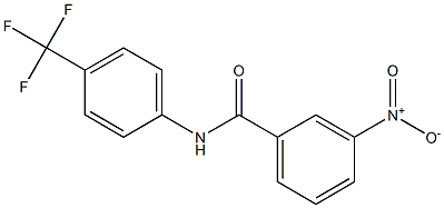 3-Nitro-N-[4-(trifluoromethyl)phenyl]benzamide, 97% Structure