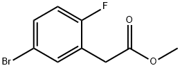 methyl 2-(5-bromo-2-fluorophenyl)acetate Structure
