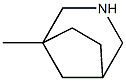 3-Azabicyclo[3.2.1]octane, 1-methyl- Structure