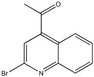 1-(2-bromoquinolin-4-yl)ethanone Structure