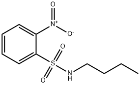 N-BUTYL-2-NITRO-BENZENESULFONAMIDE 구조식 이미지